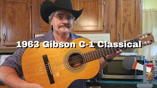 Video thumbnail for Gibson C 1 Classical 1963 Guitar by Hayes Tech (Glockman4519)