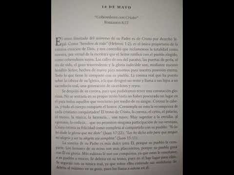 14 de Mayo. De mañana oiré tu voz. Clásico devocional de inspiración diaria. Charles H. Spurgeon.
