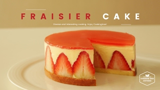 딸기 프레지에 케이크 만들기 : Strawberry fraisier cake Recipe : フレイザーケーキ -Cookingtree쿠킹트리