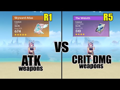 Varesa BEST Weapons - 4 Star vs 5 Star Weapons // Genshin impact