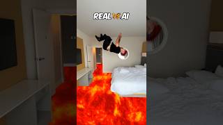 Parkour VS Ai… which one is fake? 🤣