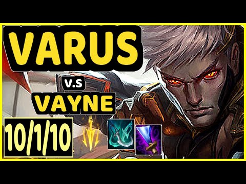 BWIPO (VARUS) vs VAYNE - 10/1/10 KDA BOTTOM ADC CHALLENGER GAMEPLAY - EUW