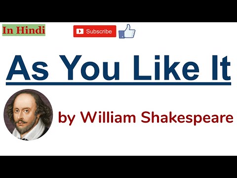 As You Like It by William Shakespeare - Summary in Hindi in 10 minutes