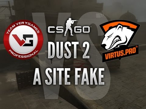 VeryGames vs Virtus Pro - A Fake, Dust 2 (CS:GO Strategy Breakdown #4)