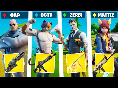 CI FINGIAMO TUTTI I BOSS DI FORTNITE IN UNA PARTITA! 😱 con MATTIZ ZERBI e OCTY