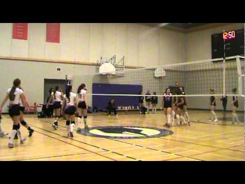 2012-01-14 v Mavericks Trailbreakers Pool Play Set 2 25-16 Win.MPG