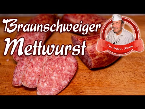 Braunschweiger Mettwurst selber machen - Wurst selber machen - Opa Jochens Rezept