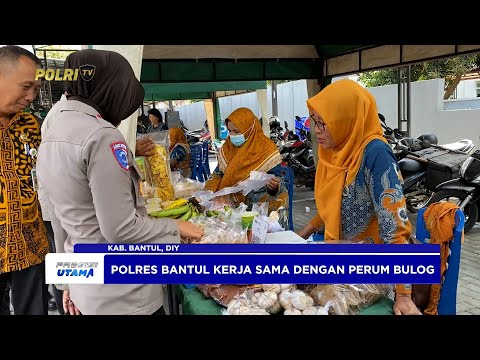 POLRES BANTUL GELAR GERAKAN PANGAN MURAH