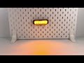 Bočné oranžové LED svetlo 12V / 24V - s výstražným LED predátorom ECE R65 (129x40x15mm) - Video Youtube