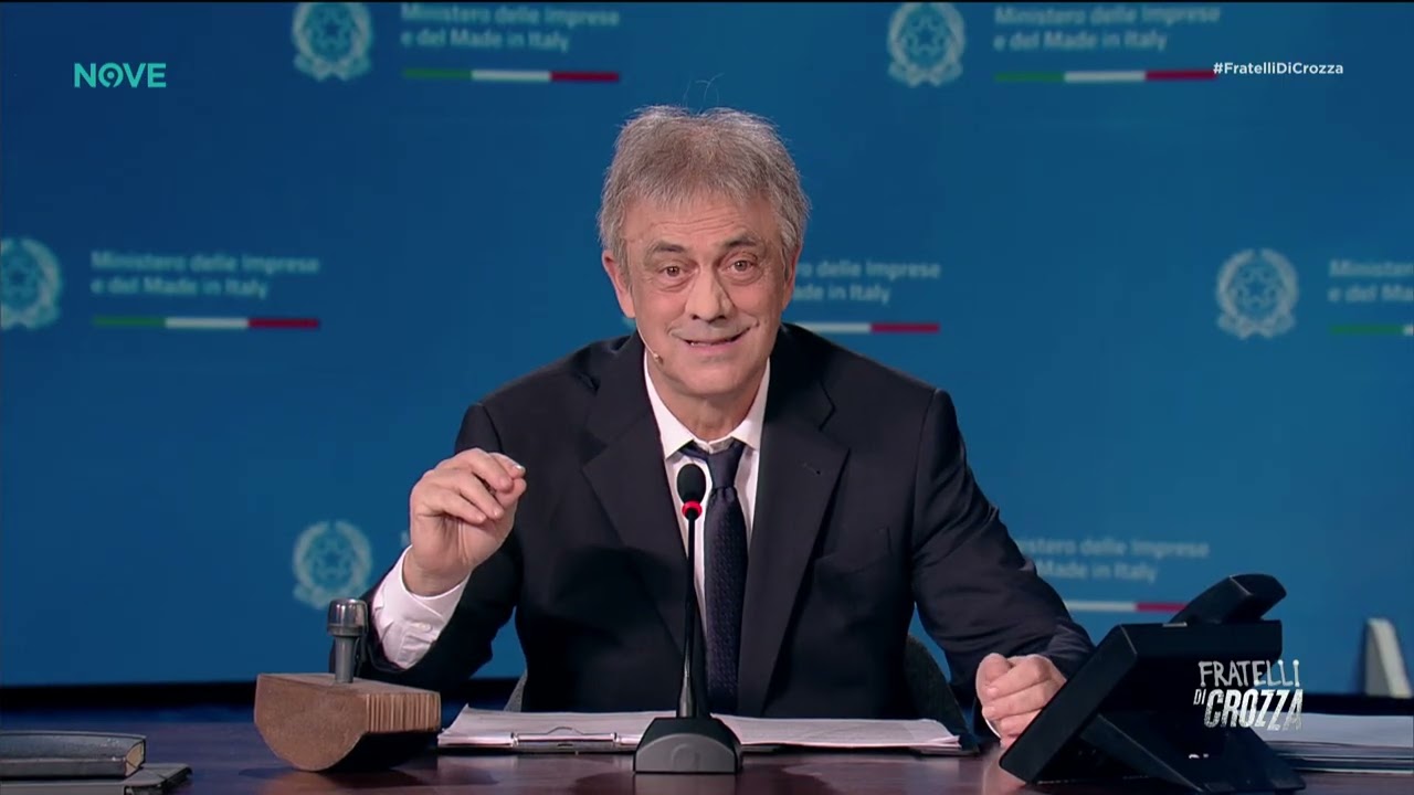 Crozza Urso: "Auguri a Papa Limone ICS UNO VU di pronta guarnizione!" | Fratelli di Crozza