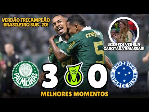 Gols e lances de Palmeiras x Cruzeiro