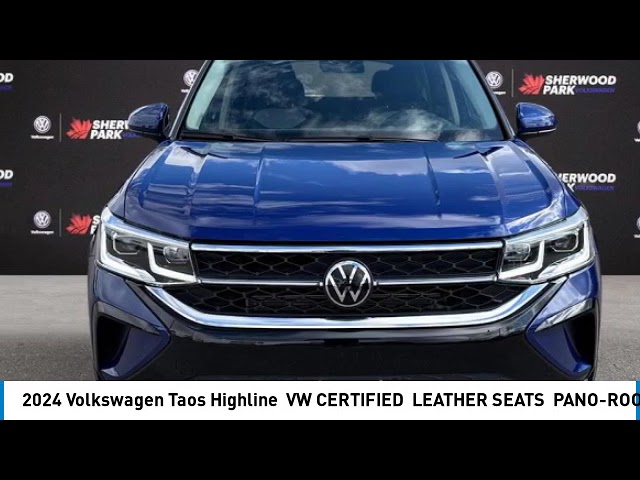 2024 Volkswagen Taos Highline | VW CERTIFIED | LEATHER SEATS in Cars & Trucks in Strathcona County