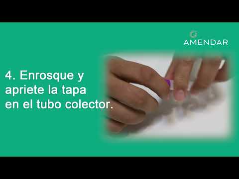 Instrucciones para la realización de prueba rápida de materia fecal