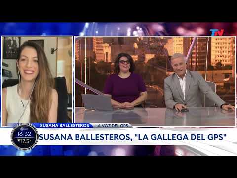 LA GALLEGA DEL GPS: Susana Ballesteros es española, casada con un argentino y se lanzó como cantante