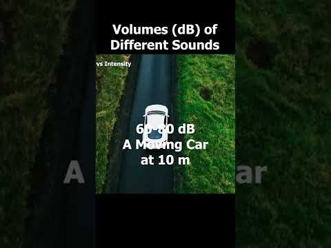 💯 Volumes (dB) of Different Sounds