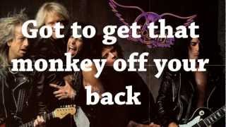 Monkey On My Back - Aerosmith (Lyrics)