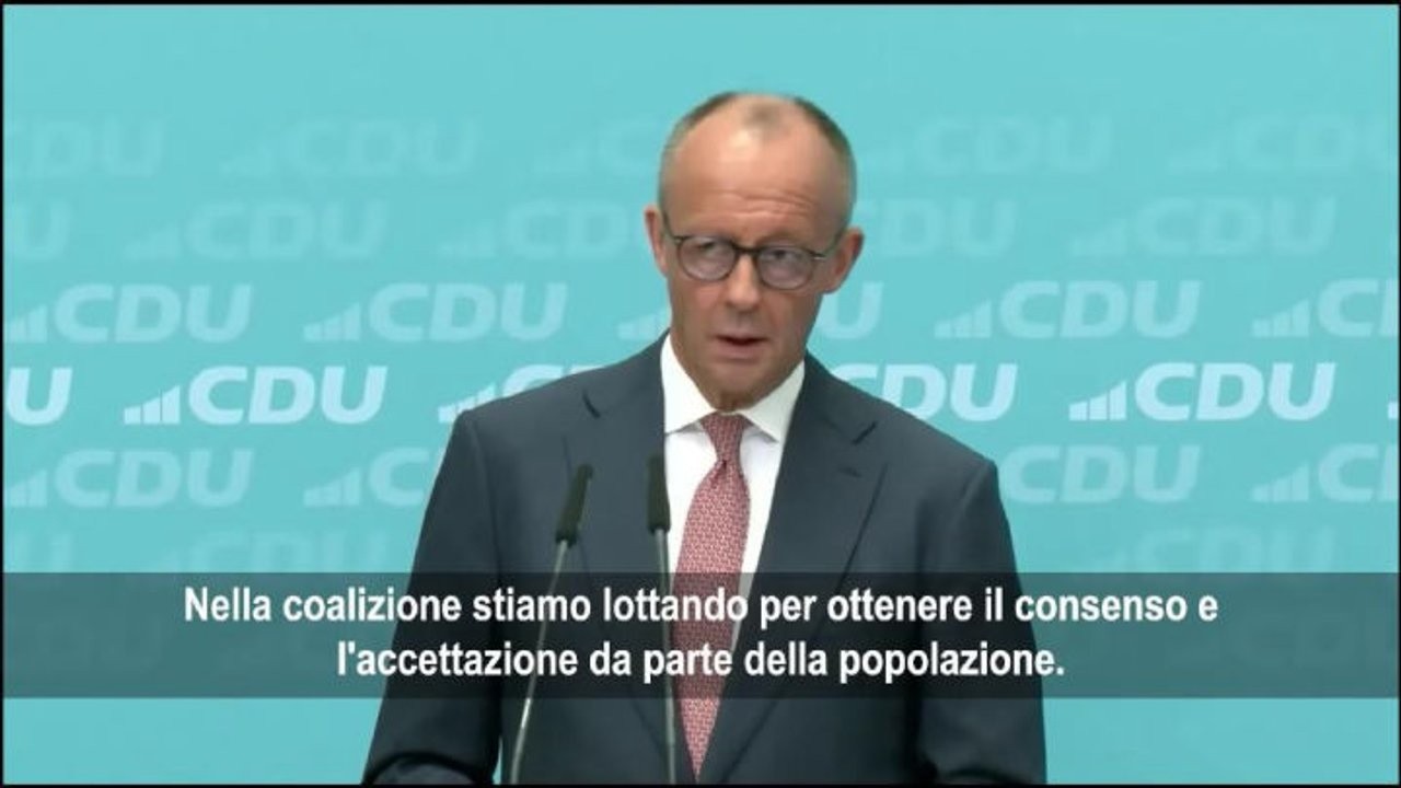 Merz: Persi i contatti con parte della popolazione, ma avanti con la coalizione