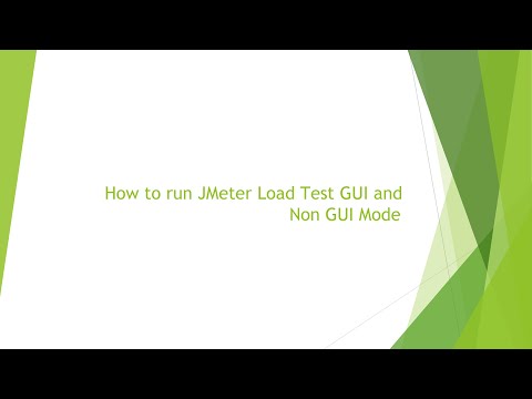 How to run JMeter Load Test GUI and Non GUI Mode