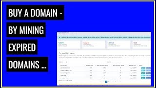 Expired Domains Tutorial