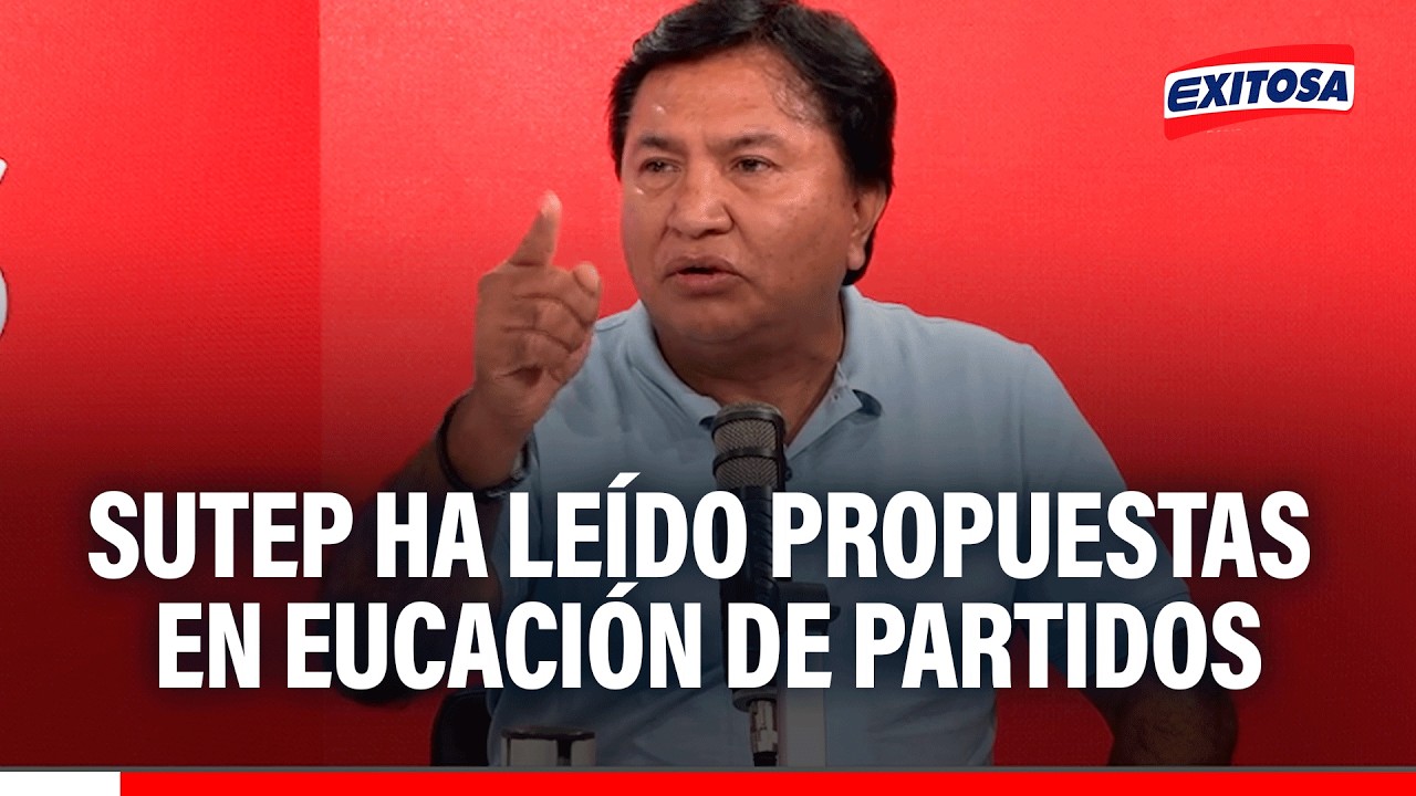 🔴🔵 SUTEP ha leído planes de Gobierno: “Ninguno aterriza en propuestas concretas en educación”