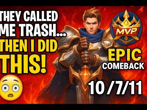 They Called Me Trash… Then I Did THIS! | Alucard MVP Epic Comeback - Mobile Legends [MLBB 2025]