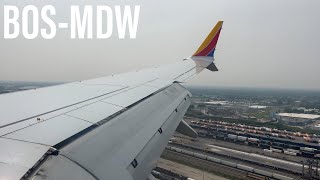 Full Flight #138 - Southwest Airlines - Boeing 737 MAX 8 - Boston (BOS) to Chicago (MDW)