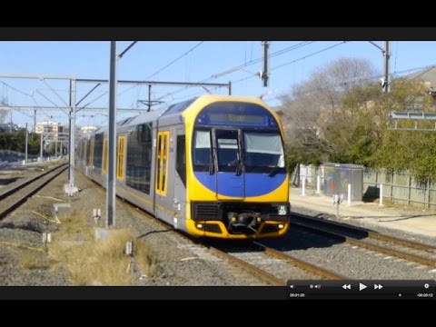 Australia: Trains at North Strathfield - A Busy Five Minutes!