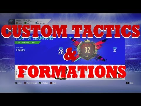 FIFA 19 TOP 100 CUSTOM TACTICS & FORMATIONS