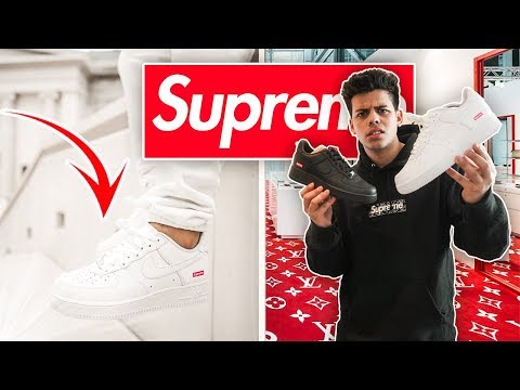 FIRST LOOK: SUPREME x NIKE AIR FORCE 1 DROP