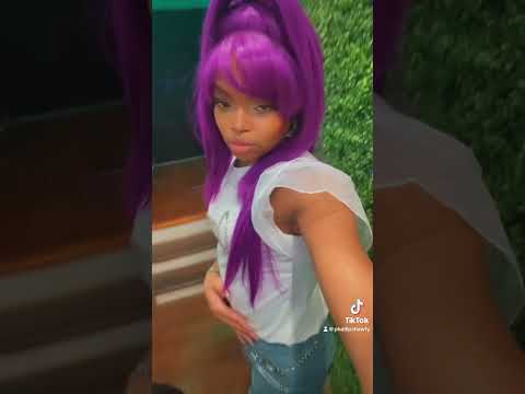 Freetress Equal HD Illusion Half Up Lace Frontal in Violet 💜💜💜