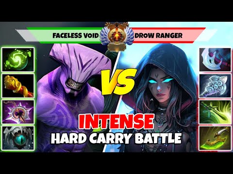 FACELESS VOID (Carry) vs DROW RANGER (Carry) - Battle Of Immortal Rank Dota 2 Players - Z Dota 2