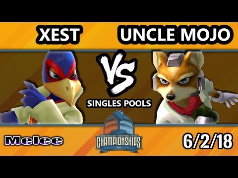 DHATX18 SSBM - Uncle Mojo (Fox) Vs. Xest (Falco) - Smash Melee Pools B2