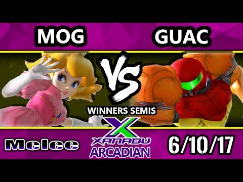 Melee - Mog (Peach) Vs. Guac (Samus) Spring Arcadian Winners Semis
