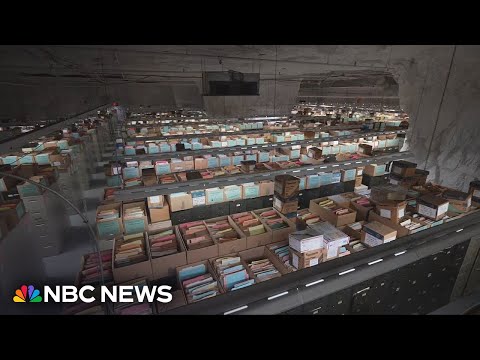 Exclusive: Inside the limestone mine used to process federal retirements