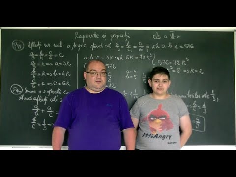 64. Rapoarte si proportii - Exercitii rezolvate P7-P16 - clasa a VI-a