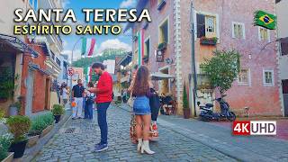 🇧🇷 🇮🇹 SANTA TERESA Celebrates Italian Culture ⏤ Espírito Santo Walking Tour 【 4K UHD 】