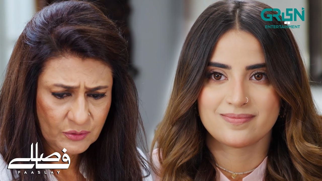 Mein Bohat Sharminda Hoon Ainy | Faaslay | Ali Ansari - Saboor Aly | Green TV Entertainment