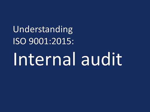Understanding ISO 9001:2015: Internal audits.