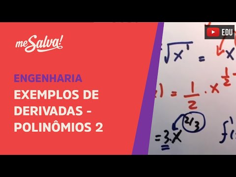 Me Salva! Cálculo Diferencial - Exemplos de derivadas - Polinômios 2