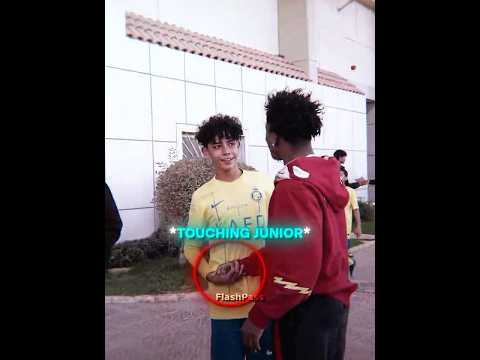 When IShowSpeed Felt Aura Of Ronaldo Jr. vs Ronaldo😳🥶