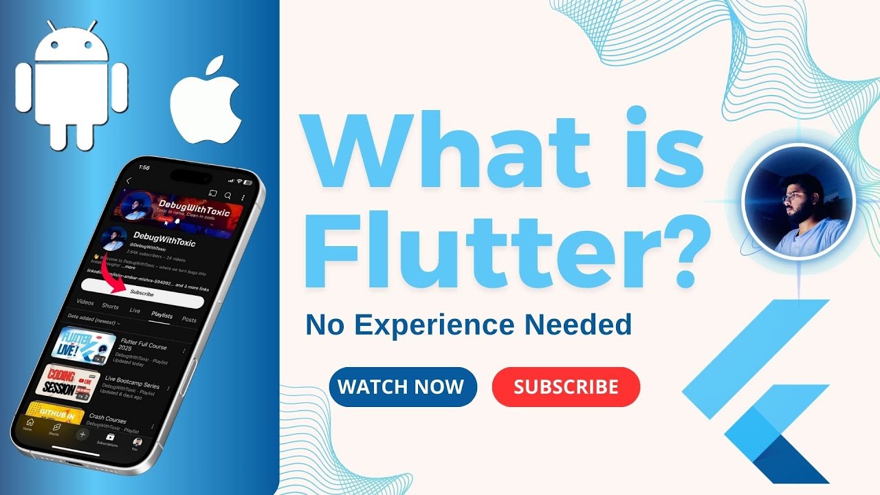 What is Flutter? | Flutter Tutorial for Beginners 2025 🚀 | Learn App Development Fast 🚀 | Lecture-1