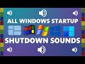 ALL WINDOWS STARTUP SHUTDOWN SOUNDS 1985 2022