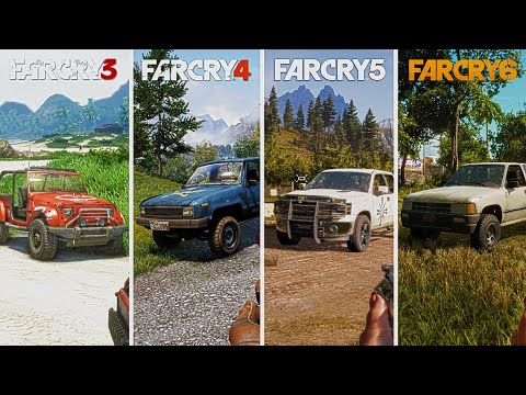 Far Cry 3 vs Far Cry 4 vs Far Cry 5 vs Far Cry 6 | Details & Physics Comparison