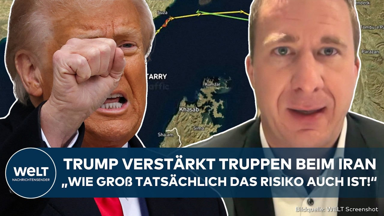 IRAN: Trump verstärkt Truppen! Pulverfass Hormus! Eskalation wegen Blockade gegen Mullahs?