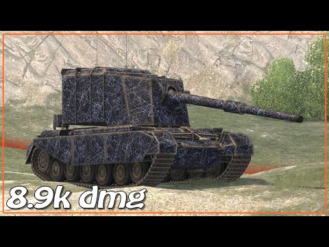 FV4005 • 2 frags • 8.9k dmg • WoT Blitz
