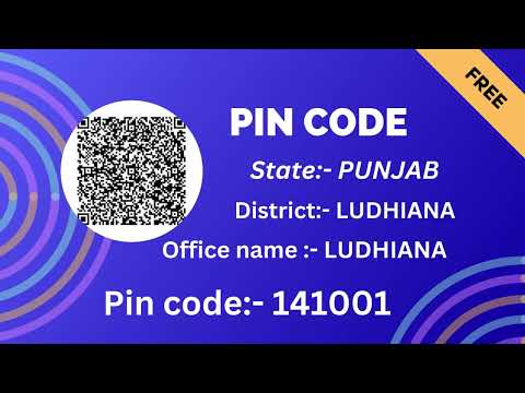 Panjab Ludhiana Ka pin code 141001 / Ludhiana ka post office