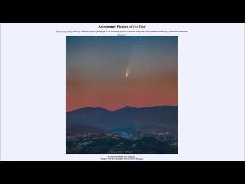 2020 July 07 - Comet NEOWISE over Lebanon