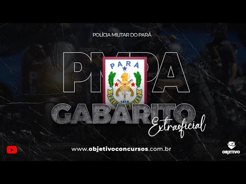 GABARITO EXTRAOFICIAL PMPA. Objetivo Concursos.