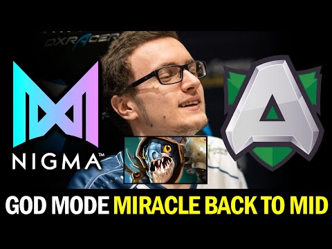 MIRACLE back to MID with God Mode SLARK — NIGMA vs ALLIANCE DPC 2021