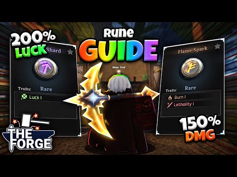 The BEST Rune Guide in The Forge ROBLOX (LOCATIONS)
